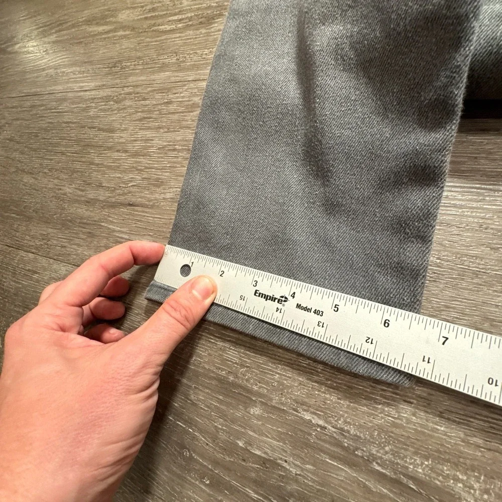 Banana Republic Jeans Mens 30 Gray Denim The Traveler Slim 30x31 Cotton Blend‎